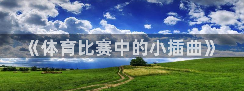 k1体育平台3915：《体育比赛中的小插曲》