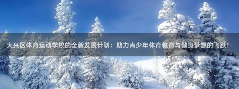 k1体育网址：大兴区体育运动学校的全新发展计划：助力青少年体育教育与健身梦想的飞跃！